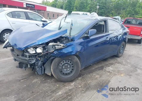 2016 Hyundai Elantra Se from USA, damaged, VIN 5NPDH4AE0GH684332